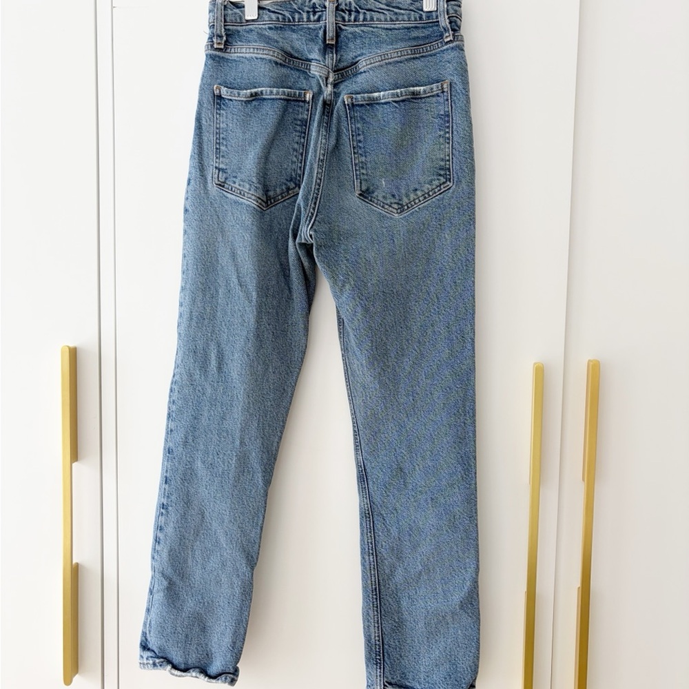 Agolde Riley High Rise Crop Jeans - Picture 5 of 11